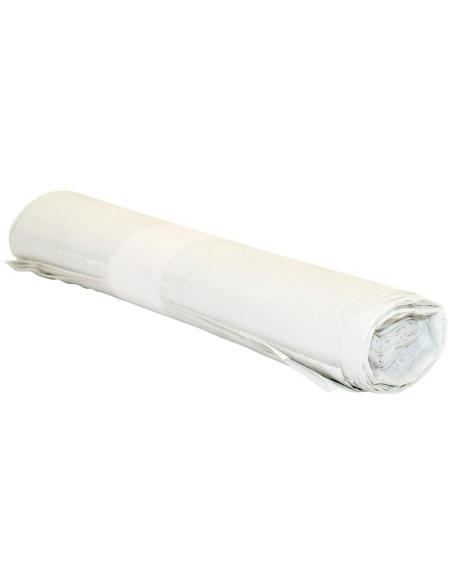 BOLSA BASURA INDUSTRIAL BLANCA 85X105CM GALGA 110 ROLLO 10UD.