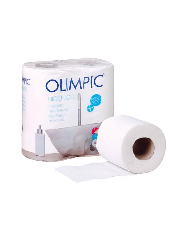 PAPEL HIGIENICO OLIMPIC 2 CAPAS-96,3MM ANCHO X 17,98M LARGO PAQUETE 4