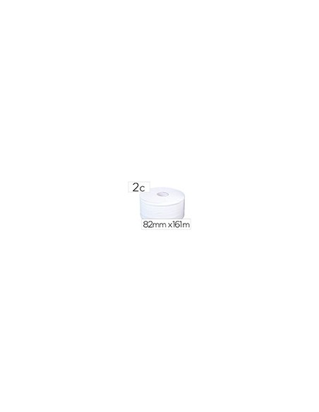 PAPEL HIGIENICO JUMBO 2/C BLANCO-MANDRIL 62,5 MM PARA DISP.325 PAPEL HIGIENICO JUMBO 2/C BLANCO-MANDRIL 62,5 MM PARA DISP.325