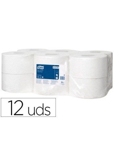 PAPEL HIGIENICO TORK MINIJUMBO 1 CAPA 290 MT PARA DISPENSADOR T2