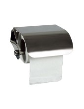 DISPENSADOR Q-CON DE PAPEL HIGIENICO ACERO INOXIDABLE 122x98x45 MM