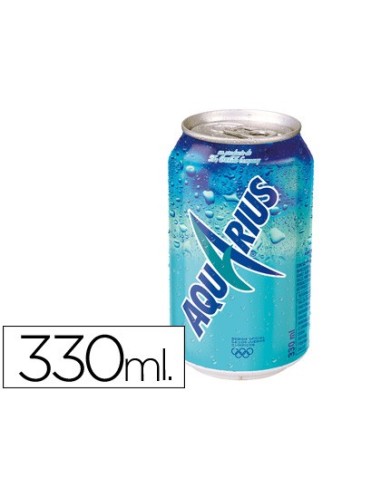 BEBIDA ISOTONICA AQUARIUS LIMON LATA 330ML