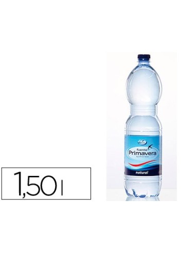 AGUA MINERAL NATURAL FUENTE PRIMAVERA BOTELLA DE 1,5L