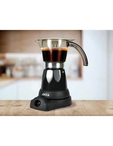 CAFETERA JOCCA ITALIANA 6 TAZAS JARRA TPTE.SIN CABLES 220-240V NG.