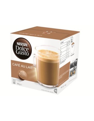 CAFE DOLCE GUSTO CAFE CON LECHE MONODOSIS CAJA DE 16 UNIDADES