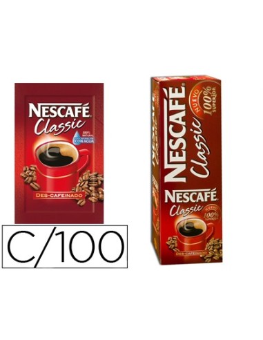 CAFE NESCAFE DESCAFEINADO MONODOSIS C.10 SOBRES