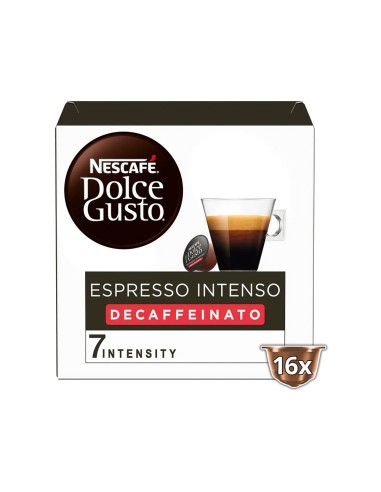 CAFE DOLCE GUSTO ESPRESSO INTENSO DESCAFEINADO INTENS 7  CAJA 16 UD.