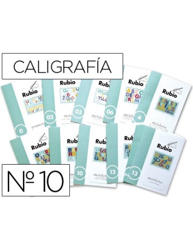 CUADERNO RUBIO CALIGRAFIA Nº 10