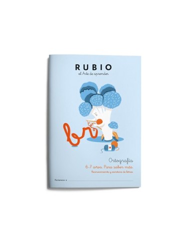 CUADERNO RUBIO ORTOGRAFIA 6-7 AÑOS SABER MAS