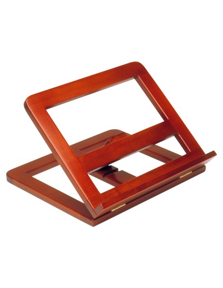 ATRIL SUJETALIBROS MADERA COLOR COGNAC