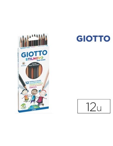 LAPICES COLORES GIOTTO STILNOVO SKIN TONES C.12 COLORES