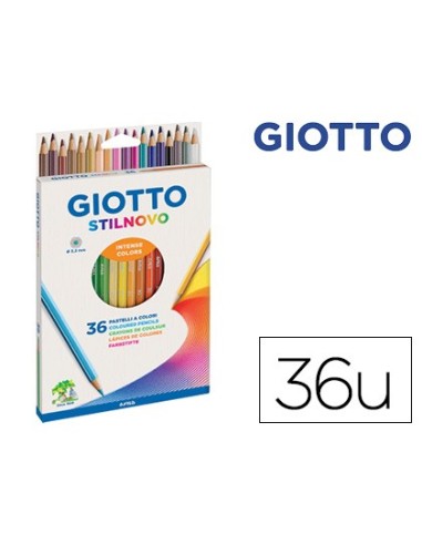 LAPICES GIOTTO STILNOVO CAJA 36 SURT.