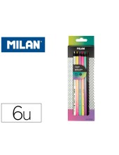 LAPICES MILAN SUNSET MINA GRUESA 3,5MM CAJA 6 UD.SURT.