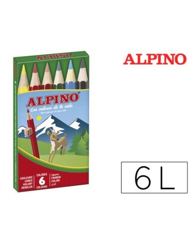 LAPICES COL.ALPINO 651 C/ 6 COL.CORTOS