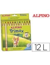 LAPICES COL.ALPINO TRIMAX CAJA 12 COL.