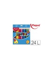 LAPICES COL.MAPED 183224 TRIANGULARES C/ 24 2