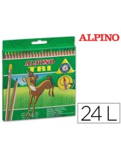 LAPICES COL.ALPINO TRI ESTUCHE 24 COL.SURT.