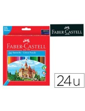 LAPICES COL.FABER-CASTELL C/ 24 COL.HEXAGONAL MADERA REFORESTADA