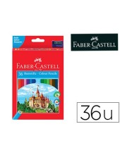 LAPICES COL.FABER-CASTELL C/36 COL.HEXAGONAL MADERA REFORESTADA