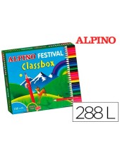 LAPICES COLORES ALPINO FESTIVAL CLASSBOX CAJA 288UD.12 SURT