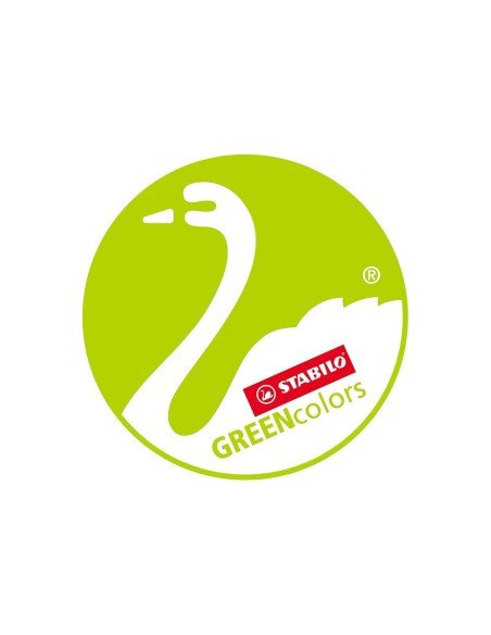 LAPICES STABILO GREEN COLORS CERTIFICADO FSC  CARTON 18 UD.SURT.
