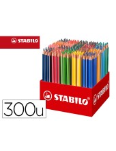 LAPICES STABILO TRIO AZ SCHOOL PK.DE 300 UD.SURTIDAS 20 COL.