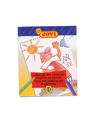 LAPICES CERA JOVI HEXAGONAL CAJA 12 COL.