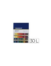 LAPICES CERA MANLEY CAJA 30 COL. 2