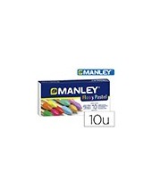 LAPICES CERA MANLEY FLUOR PASTEL CAJA 10 SURT. 2