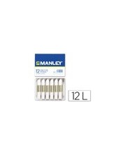 CERA MANLEY UNICOLOR BLANCO CAJA 12 UNIDADES 2