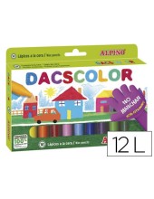 LAPICES CERA DACSCOLOR CAJA 12 COL.