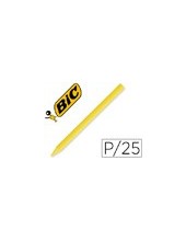 LAPICES PLASTIDECOR UNICOLOR AMARILLO-04 CAJA C/25 LAPICES 2