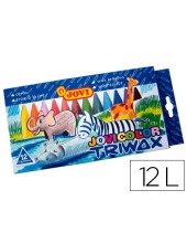 LAPICES CERA JOVICOLOR TRIWAX 12 COL.