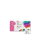 LAPICES CERA BLANDA LIDERPAPEL-CAJA 12 COL. 2