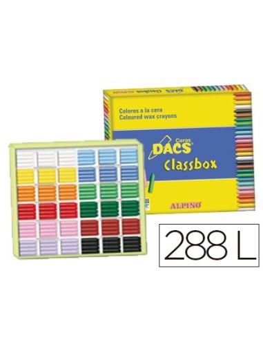 LAPICES CERA DACS CLASSBOX CAJA 288 UNIDADES 12 COL.ES SURTIDOS