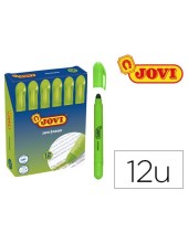 MARCADOR CERA GEL JOVI FLUORESCENTE VE. CAJA 12 UD.