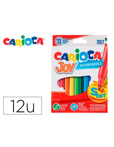 ROTULADOR CARIOCA JOY CAJA 12 COL.