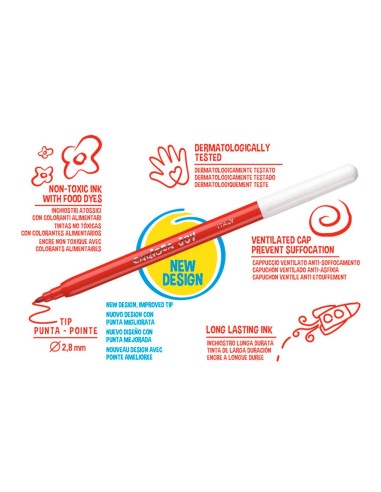 ROTULADOR CARIOCA JOY CAJA 24 COL.