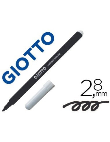 ROTULADOR GIOTTO TURBO LAVABLE BLOQUEADA UNICOLOR NG.