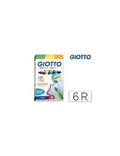 ROTULADOR GIOTTO TURBO-MAXI CAJA 6 COL.LAVABLES C/PUNTA BLOQUEADA 2
