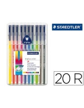 ROTULADOR STAEDTLER TRIPLUS ESTUCHE 20 COL.