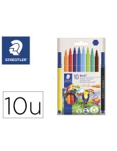 ROTULADOR STAEDTLER NORIS CL UB ESTUCHE 10 COL.