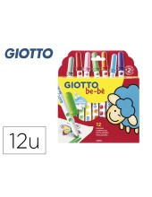 ROTULADOR GIOTTO BEBE CAJA 12 COL.