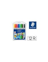 ROTULADOR STAEDTLER NORIS CLUB DOBLE PUNTA CAJA 12 COL.SURT. 2
