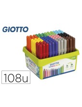 ROTULADOR GIOTTO TURBO MAXI SCHOOL PACK 108UDS.12X9 UDS.524000