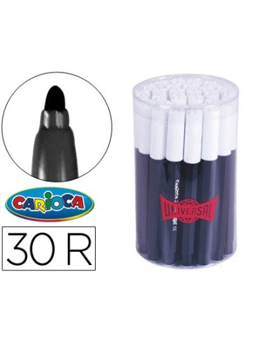 ROTULADOR CARIOCA JUMBO C-30 NG.PUNTA GRUESA BOTE 30 UDS.