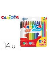 ROTULADOR CARIOCA JOY  12 UD.SURT.+ 2 GRATIS