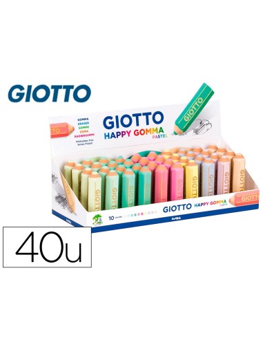 GOMA GIOTTO HAPPY GOMMA PASTELFORMA LAPIZ