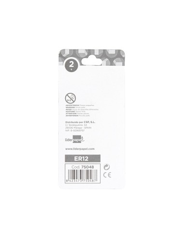 REPUESTO GOMA LIDERPAPEL TRIANGULAR SACAPUNTAS BLISTER 2 UNIDADES REPUESTO GOMA LIDERPAPEL TRIANGULAR SACAPUNTAS BLISTER 2 UNIDADES