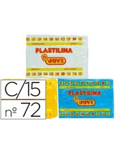 PLASTILINA JOVI 72 SURTIDA TAMAÑO GRAN CAJA 15 UDS.